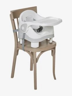 Rehausseur De Chaise Rigide Gris/blanc - Vertbaudet 9 Rehausseur De Chaise Rigide Gris/blanc - Vertbaudet -Mobilier Bébé Soldes rehausseur de chaise rigide 1