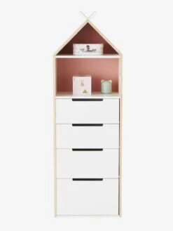 Semainier Fond Réversible Bleu Ou Rose LIGNE TIPILI Bleu Clair - Vertbaudet -Mobilier Bébé Soldes semainier fond reversible bleu ou rose ligne tipili 3