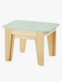 Tables Gigognes Gris Vert/bois + Blanc/bois - Vertbaudet -Mobilier Bébé Soldes tables gigognes 1