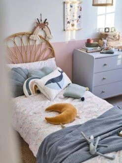 Tête De Lit Rotin Enfant Fleur Naturel - Vertbaudet -Mobilier Bébé Soldes tete de lit rotin enfant fleur 3